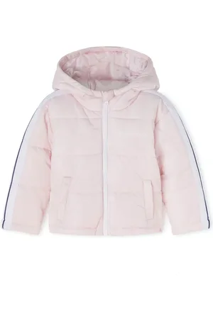 Palm Angels Chamarra capitonada con logo estampado