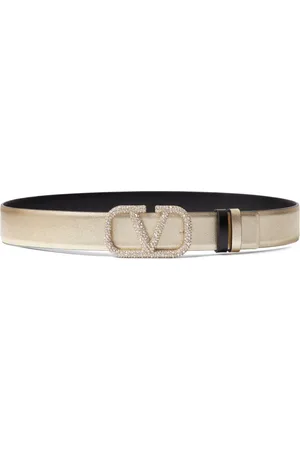 VALENTINO GARAVANI Cinturón VLogo reversible con detalles de cristal