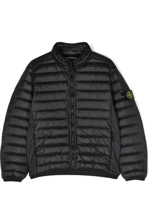 Stone Island Chamarra capitonada con parche de brújula