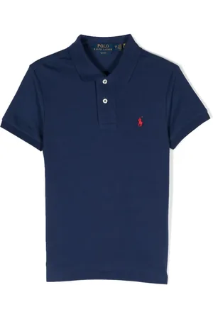 Ralph Lauren Playera tipo polo con logo bordado