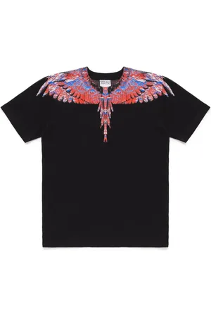 MARCELO BURLON Playera con motivo Lunar Wing