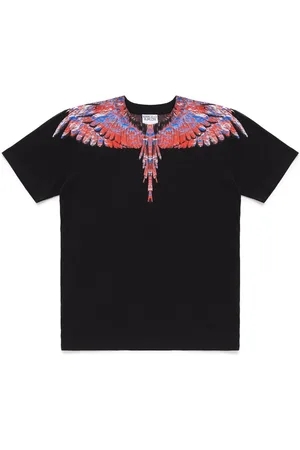 MARCELO BURLON Playera con motivo Lunar Wing