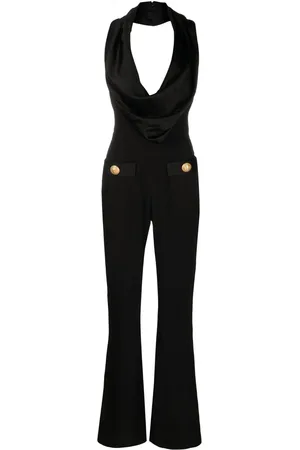 Balmain Jumpsuit con hombros descubiertos