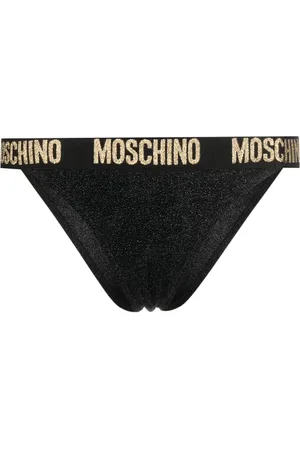 Moschino Bikini bottom con logo en la pretina