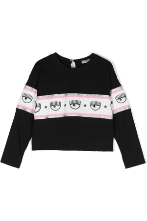 Chiara Ferragni Sudadera con franja del logo