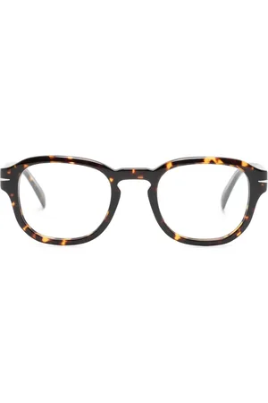 DB EYEWEAR BY DAVID BECKHAM Lentes con armazón redonda estilo carey