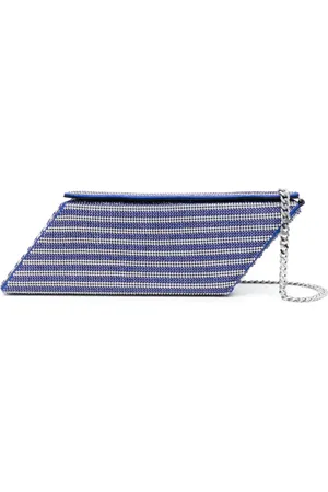 KARA Bolsa de mano Crystal Mesh Parallelogram