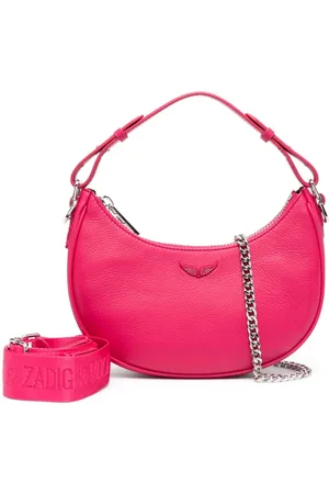 Zadig & Voltaire Bolsa crossbody con placa del logo