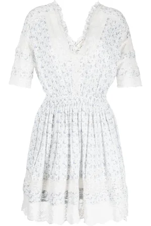LOVESHACKFANCY Vestido corto Newton
