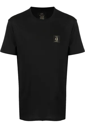 Armani Exchange Playera manga corta con parche del logo