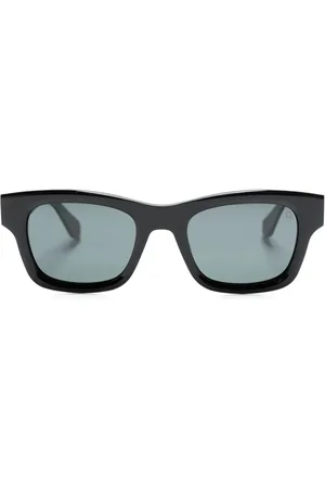 Etnia Barcelona Lentes de sol con armazón wayfarer y placa del logo