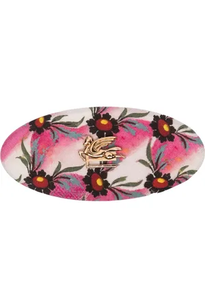 Etro Clip de seda con estampado Floralia