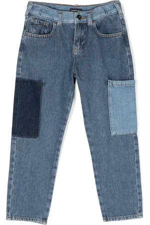Emporio Armani Jeans rectos con bolsillos en contraste