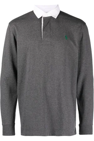 Ralph Lauren Playera tipo polo tejida con logo bordado