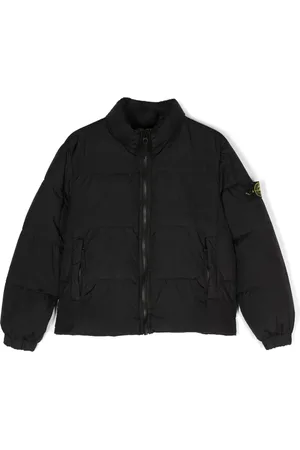 Stone Island Chamarra capitonada con motivo de brújula