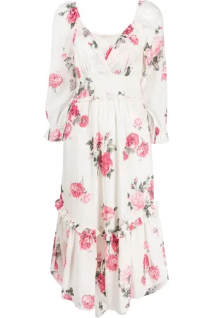 LOVESHACKFANCY Vestido midi Firely