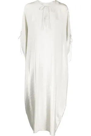 Cynthia Rowley Vestido largo con efecto lamé