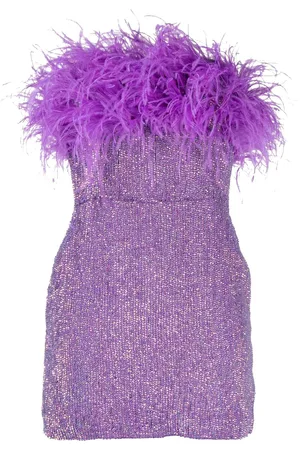 Retrofete Vestido corto Torin con lentejuelas