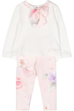 Lapin House Leggins stretch y camisa con estampado floral
