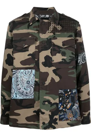 Philipp Plein Chamarra con estampado militar