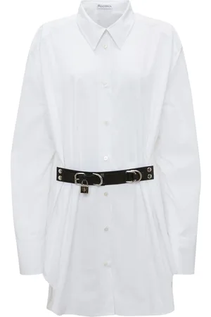 J.W.Anderson Vestido camisero con tira y candado
