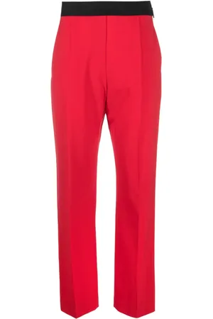 Msgm Pantalones con logo en la pretina