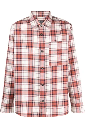 A.P.C. Camisa con cuadros estampados