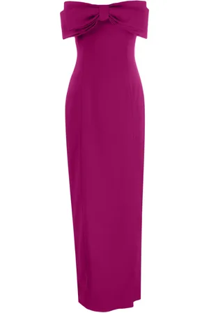 Pinko Vestido strapless con detalle de moño