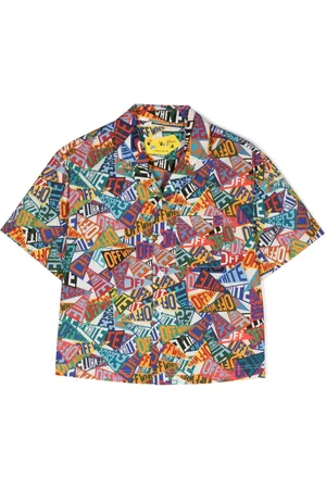 OFF-WHITE Camisa manga corta con logo estampado