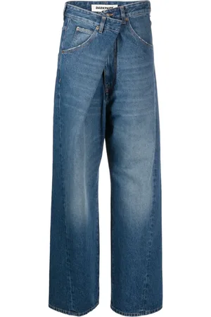 DARKPARK Jeans anchos asimétricos