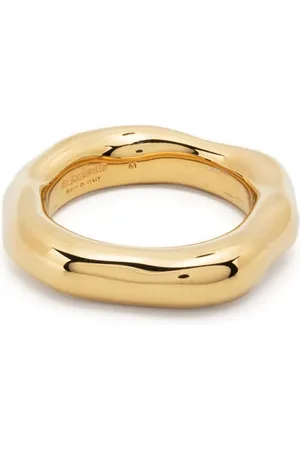 Jil Sander Anillo con logo grabado