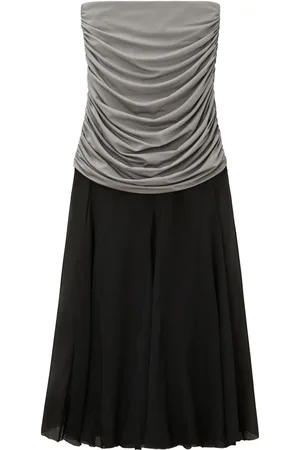 Tory Burch Falda midi fruncida