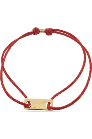 LUIS MORAIS Pulsera con placa del logo