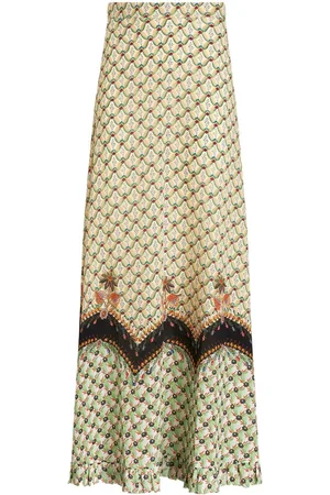 Etro Falda recta con estampado floral