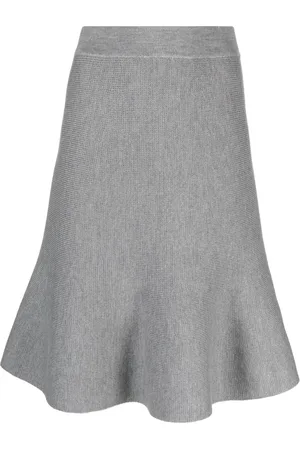 Fabiana Filippi Falda midi con diseño tejido