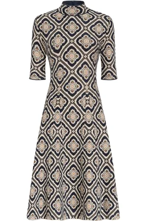 Etro Vestido midi con estampado geométrico