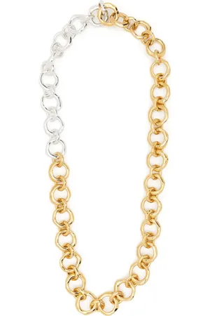 Jil Sander Collar de cadena gruesa con diseño de dos tonos