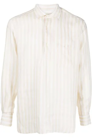 Frescobol Carioca Camisa con rayas estampadas y cuello