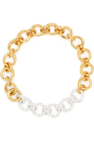 Jil Sander Collar de cadena gruesa con diseño de dos tonos