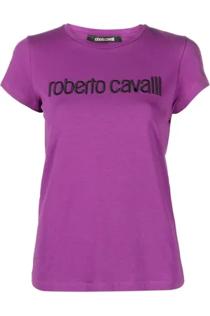 Roberto Cavalli Playera con logo bordado