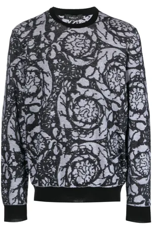 VERSACE Suéter con motivo Barocco Silhouette