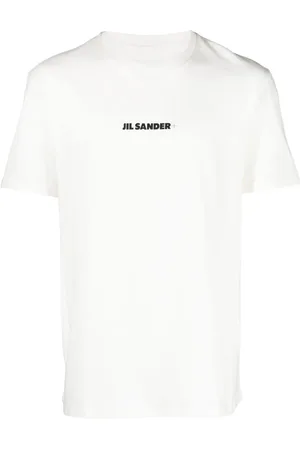 Jil Sander Playera con logo estampado