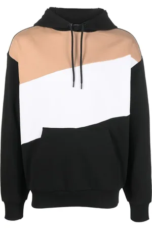 HUGO BOSS Hoodie con motivo de rayas
