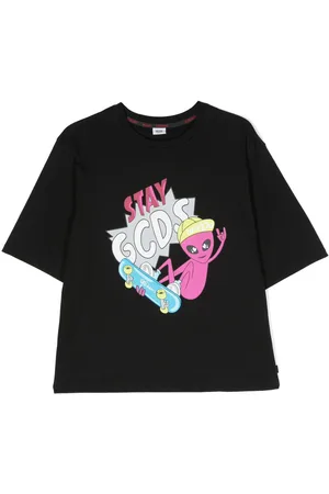 GCDS Playera con estampado gráfico
