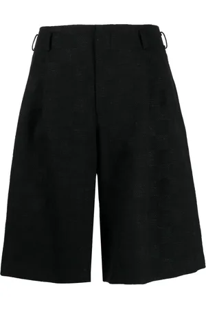 Comme des Garçons Shorts de vestir con motivo de ajedrez