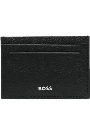 HUGO BOSS Tarjetero con letras del logo
