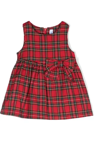 SIOLA Vestido acampanado con detalle de moño
