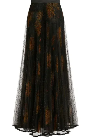 Etro Falda larga con estampado Dahlia