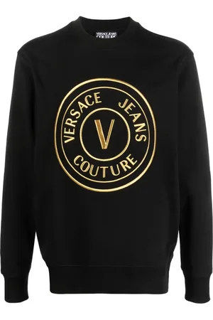 VERSACE Sudadera con logo bordado