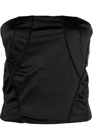 Maison Margiela Top estilo strapless Track